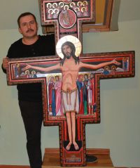 Nr.334. Krzyż  z San Damiano-wym.160-120cm.